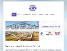 Tablet Screenshot of aartistructures.com